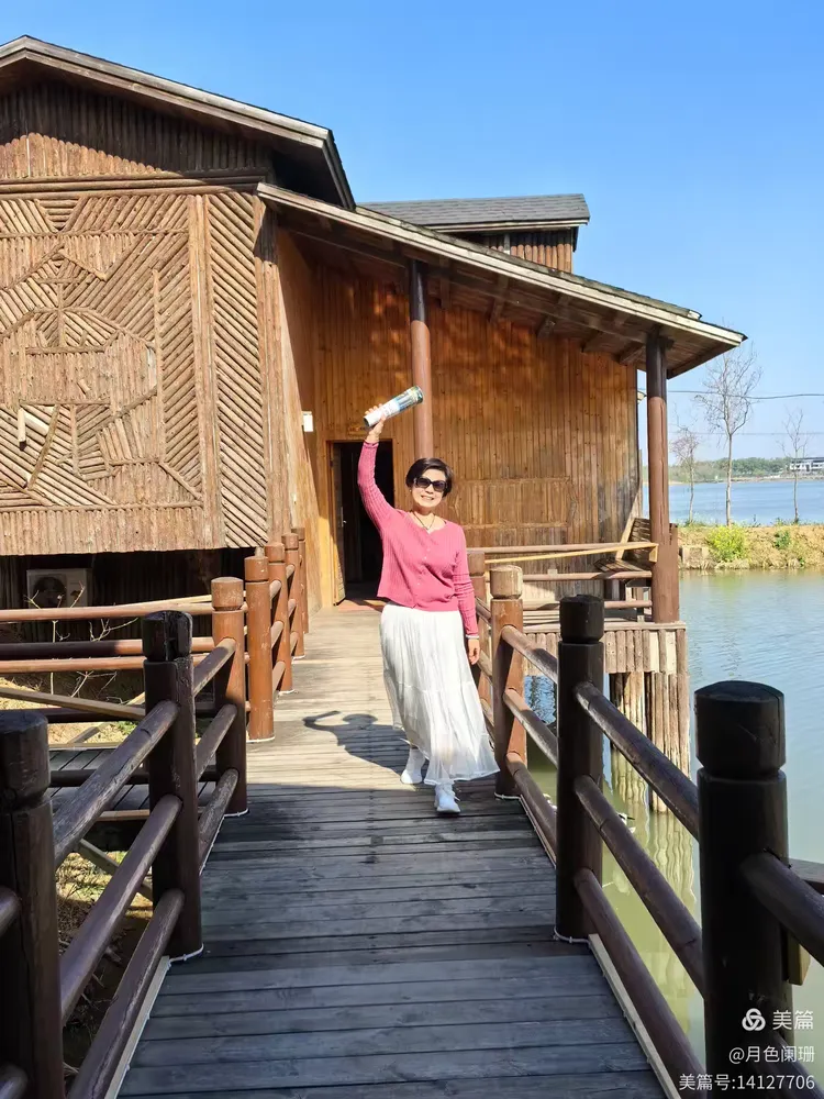 蔡甸4a景区《金龙水寨》留念